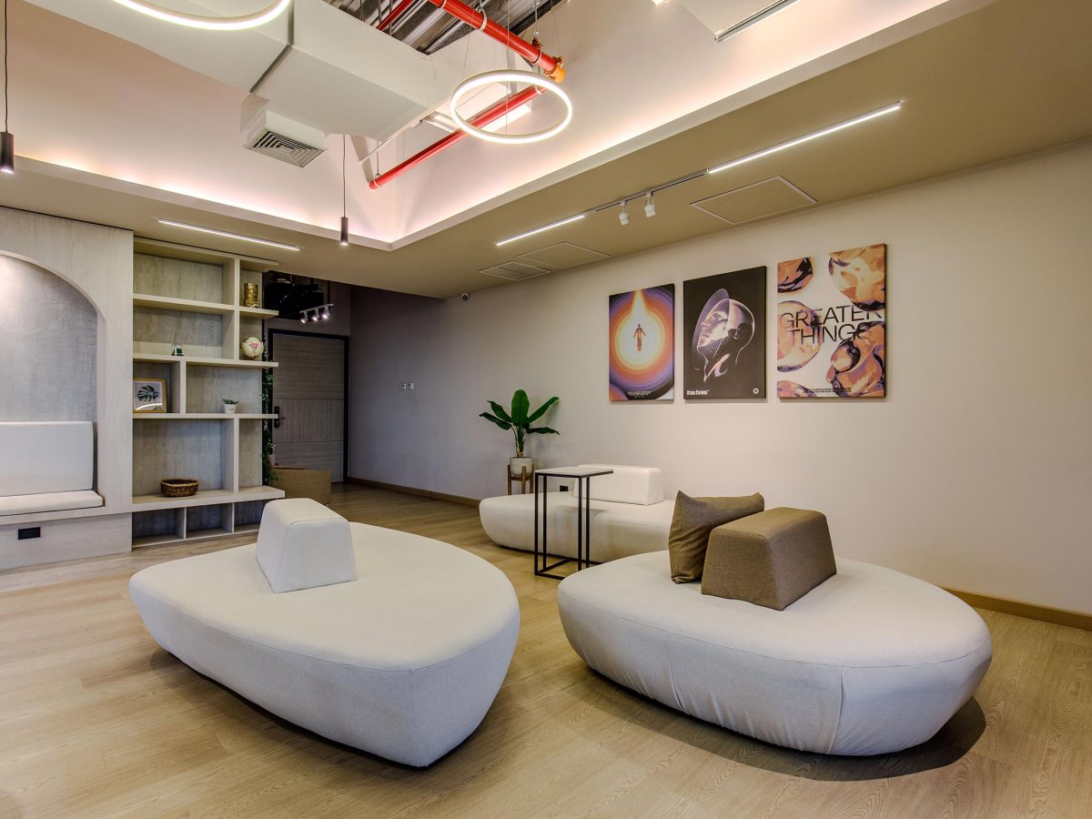 Formas blandas para un espacio de trabajo con un enfoque en el confort y la&nbsp;Creatividad