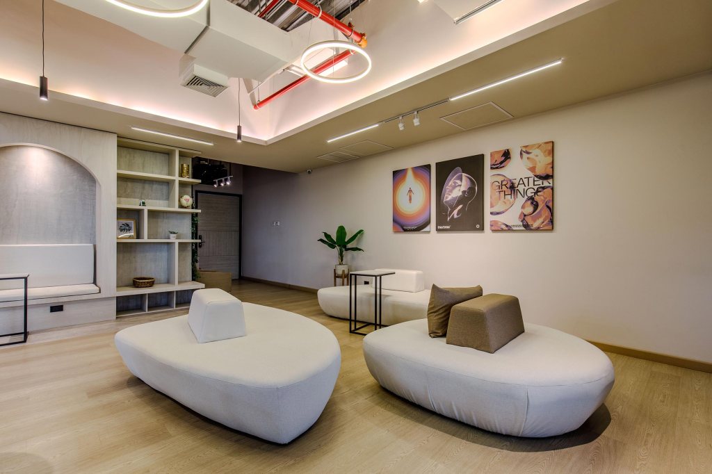 Formas blandas para un espacio de trabajo con un enfoque en el confort y la&nbsp;Creatividad